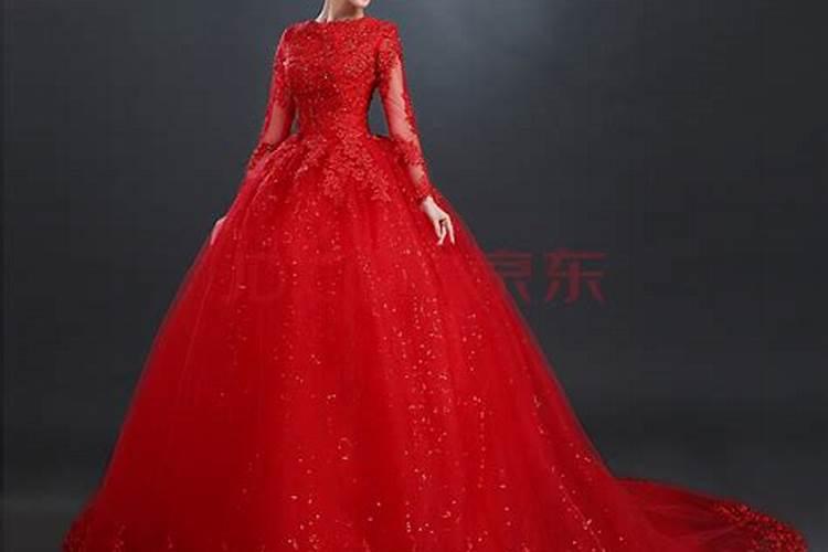 梦到穿红色衣服的新娘