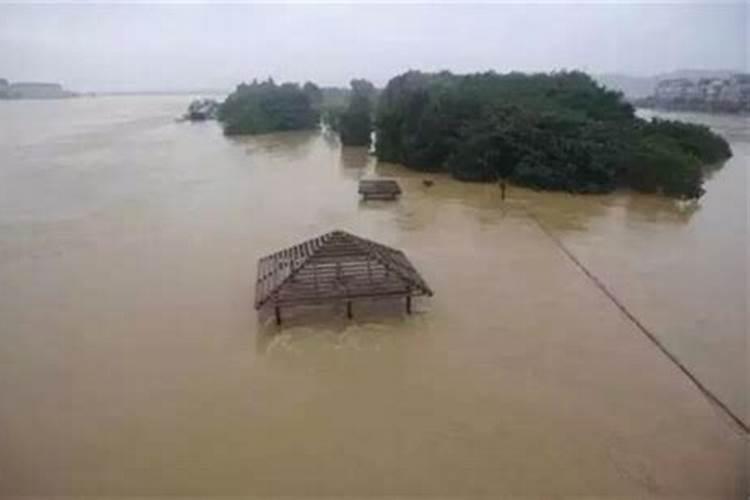 梦见洪水把自己家的房子淹没了