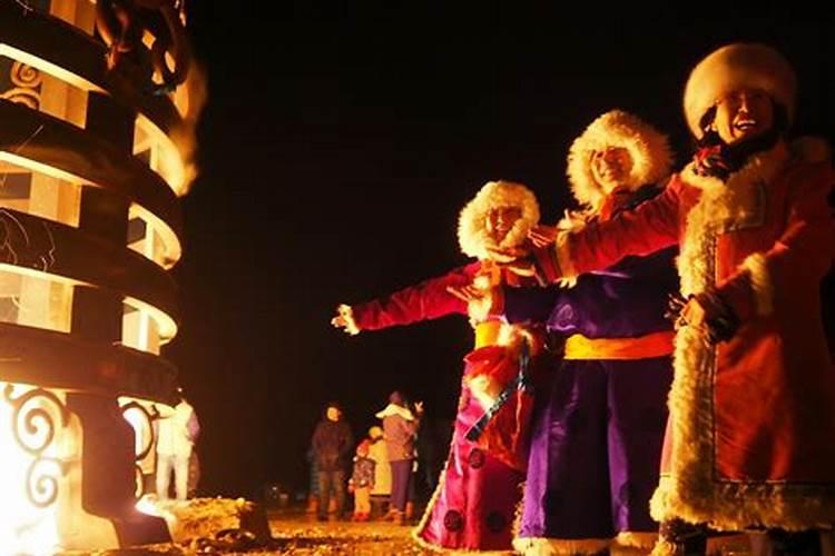 小年祭火习俗蒙古
